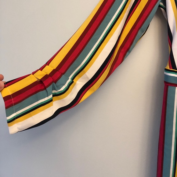 ONLY Multicolour Wrap Dress, Good Condition, Size XS (EU 34) - Picture 6 of 11